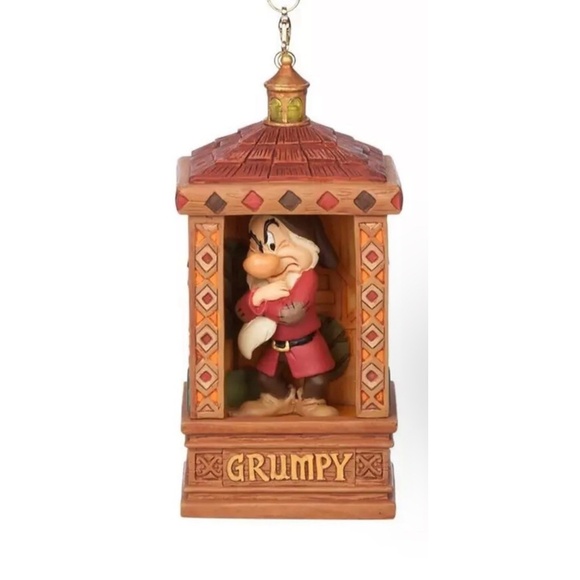 Disney Other - Disney Sketchbook Grumpy Dwarf Snow White & Seven Dwarfs Light-Up Ornament - NEW